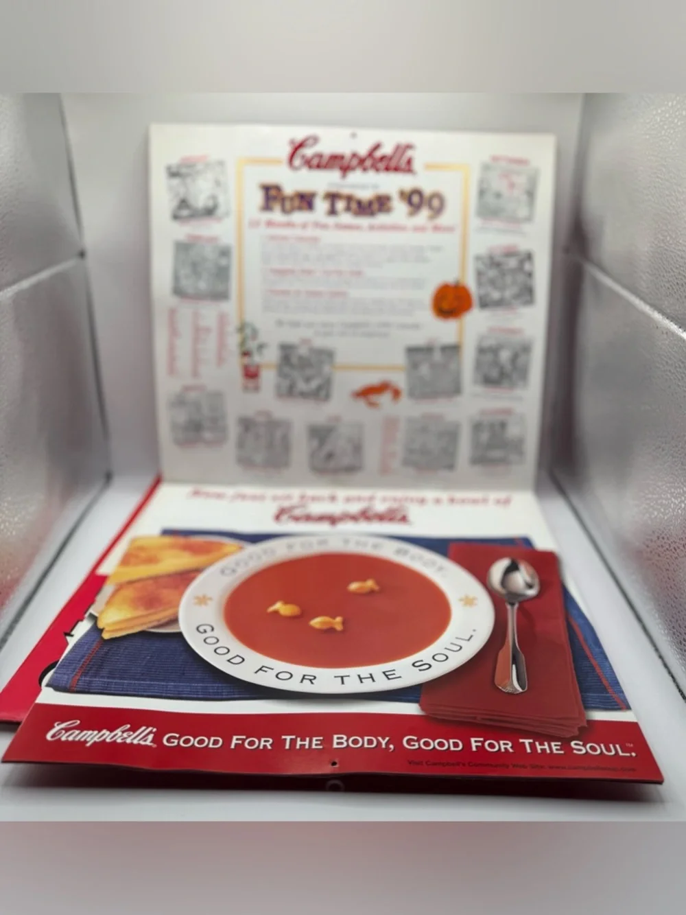 Lot of 3 Vintage Campbell Soup Calendars